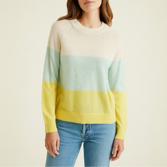 SAMSOE SAMSOE Morgana Alpaca Wool Blend Sweater in Soothing Sea - Picture 1 of 10